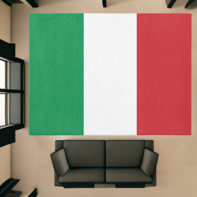 Italian Tricolor Flag Rug (Insitu (Indoor 1))