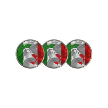 Italian Tricolor Golf Ball Marker by Pir1900 at Zazzle