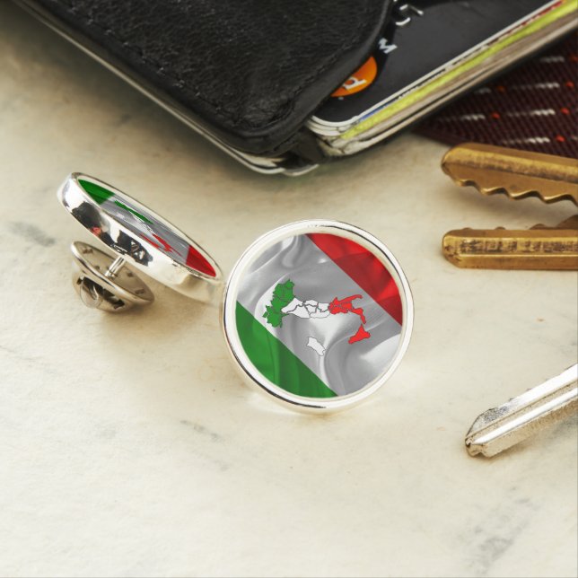Italian Tricolor Pin (In Situ)