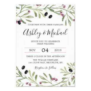 Italian Wedding Invitations Zazzle