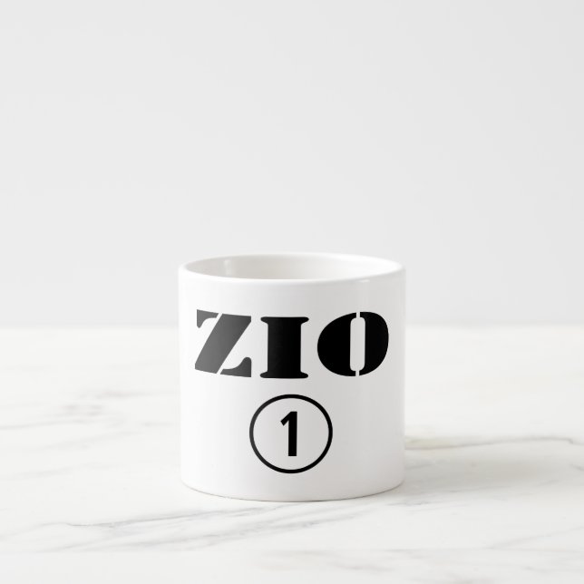 Italian Uncles : Zio Numero Uno Espresso Cup (Front)