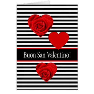 Italian Valentine's Day Roses Cards