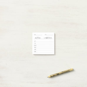 Italian | Verbs Conjugation Practice  Post-it Notes