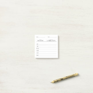Italian | Verbs Conjugation Practice Post-it Notes