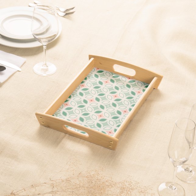 Italian Villa Geometric Serving Tray (Front)