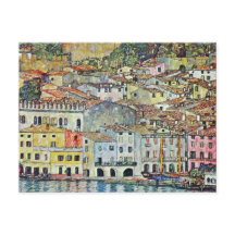 Italian Village Malcena at the Gardasee by Klimt