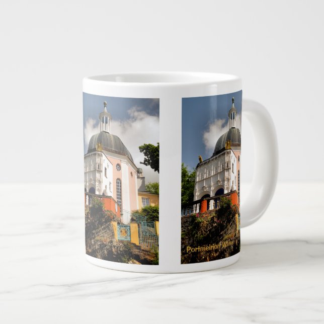 ITALIAN VILLAGE WALES LARGE COFFEE MUG (Front Right)