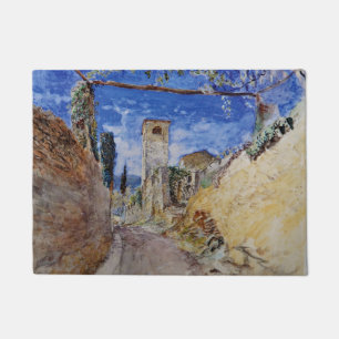Italian Vineyard Walkway in Lucca Doormat