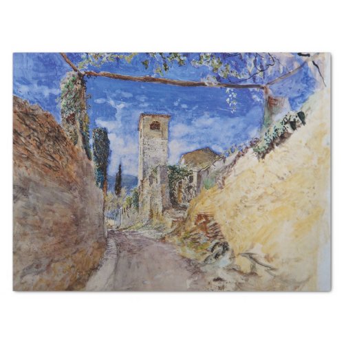 Italian Vineyard Walkway in Lucca Tissue Paper