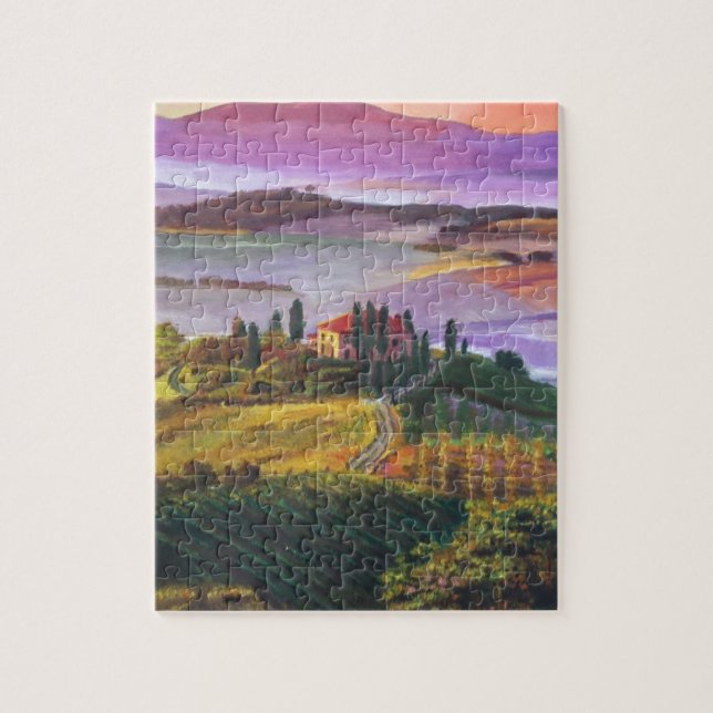 Italian vineyards jigsaw puzzle (Vertical)