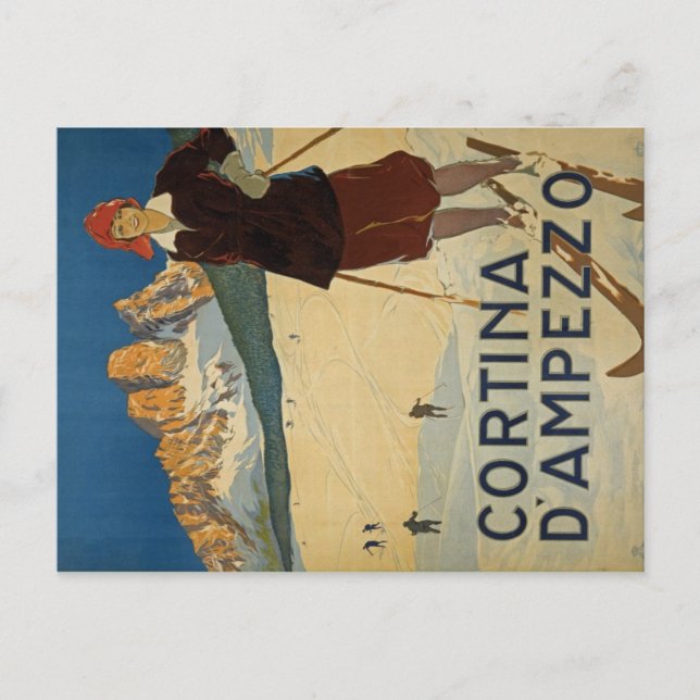 Italian Vintage Travel Postcard (Front)