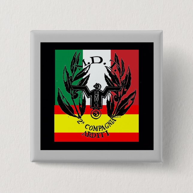 Italian volunteer group spanish civil war button (Front)