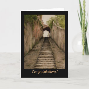Italian Walkway Graduation Card