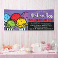 Italian Water Ice Business/Party Customizable Bann Banner | Zazzle