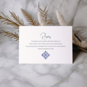 Italian Wedding Details Card Tuscan-Inspired