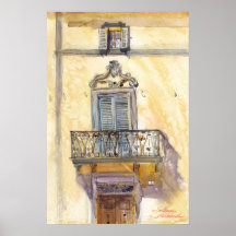 Italian Window Fabriano Watercolor