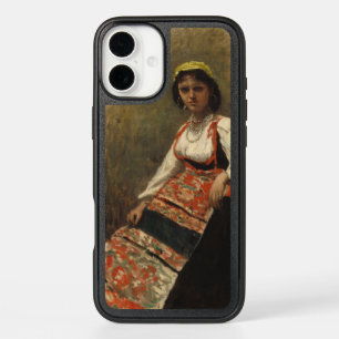 Italian Woman (La Morieri) by Corot iPhone 16 Plus Case