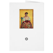 Italian Woman portrait painting Vincent van Gogh (Back)