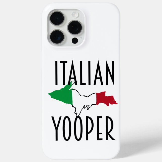 Italian Yooper iPhone case (Back)
