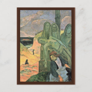 Italiano: Calvario Breton (Il Cristo Verde), Postcard