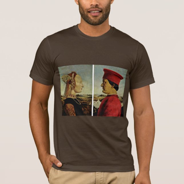 Italiano: Ritratto Di Federico Da Montefeltro, Bat T-Shirt (Front)