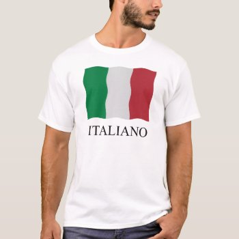 Italiano T-shirt by Funkyworm at Zazzle
