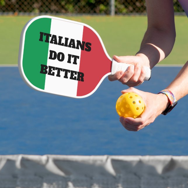 Italians do it better fun pickleball paddle racket (Insitu)