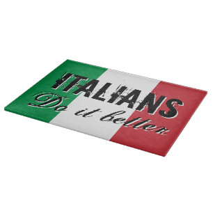 Italians do it better vintage glass cutting board