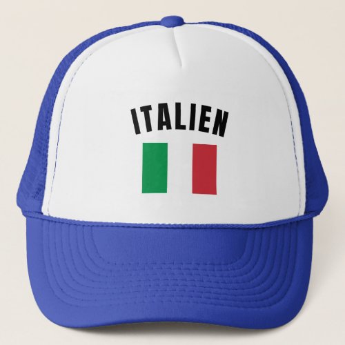 Italien Flag Soccer Football Team Mtze Trucker Hat