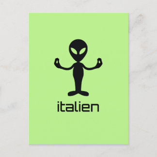 Italien Italian Alien Postcard