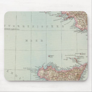 Italien sudliche Halfte, Map of South Italy Mouse Pad