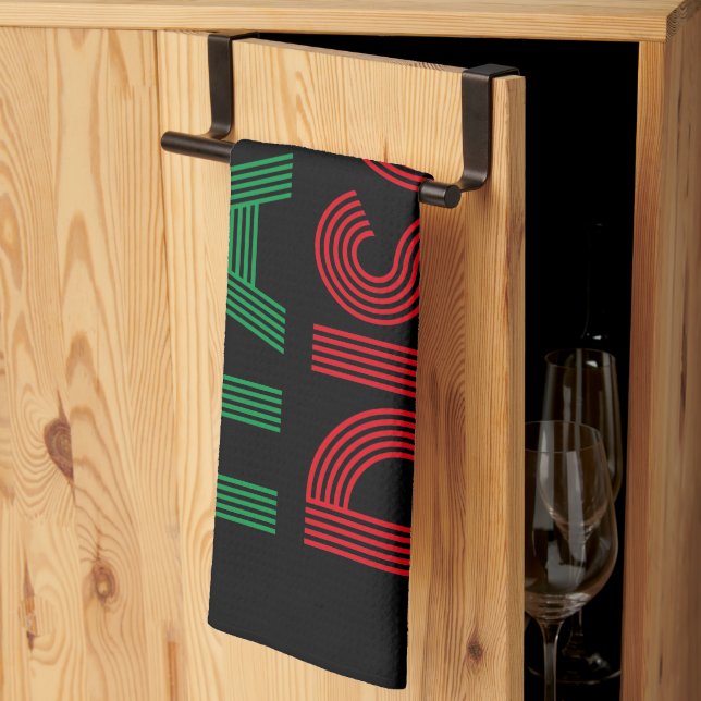 Italo Disco Kitchen Towel (Thirds Fold)