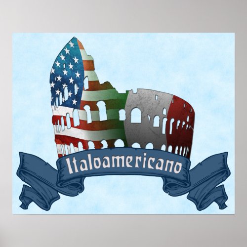 Italoamericano Italian American Poster