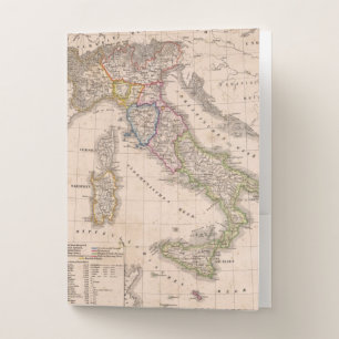 Italy 10 pocket folder