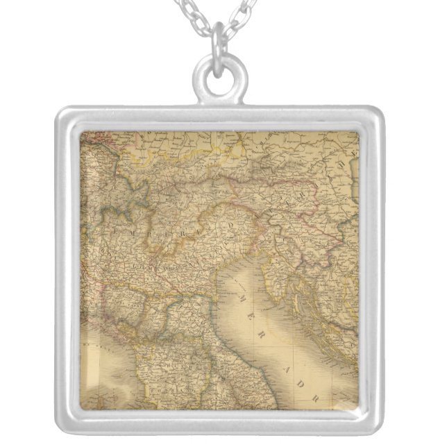 Italy 11 silver plated necklace (Front)