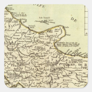 Italy 14 square sticker