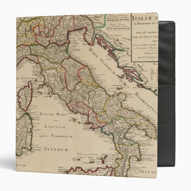 Italy 16 3 ring binder (Front/Inside)