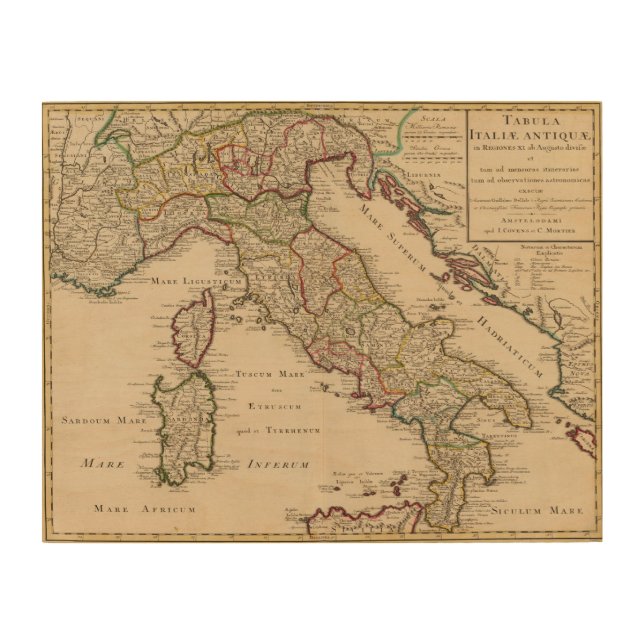 Italy 16 wood wall decor (Front)