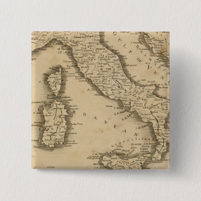 Italy 18 pinback button (Front)