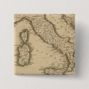 Italy 18 pinback button
