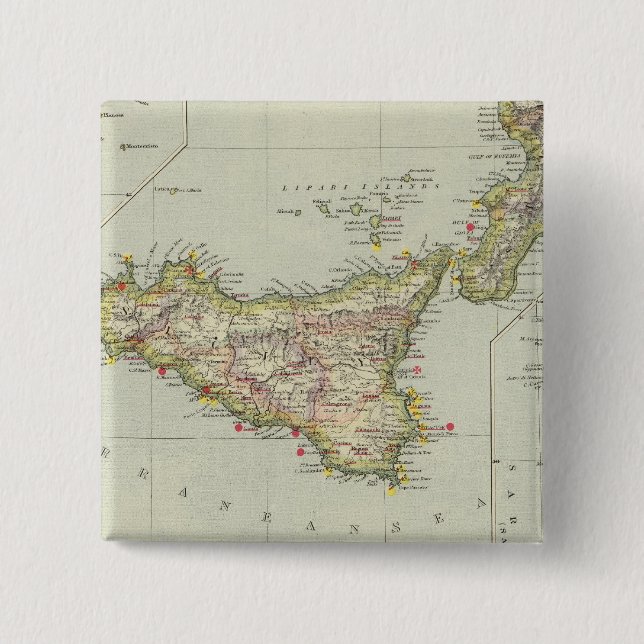 Italy 19 pinback button (Front)