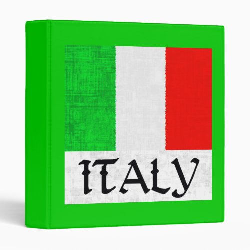 ITALY 1 Ring Binder