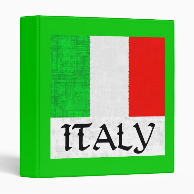 ITALY 1" Ring Binder (Front/Spine)