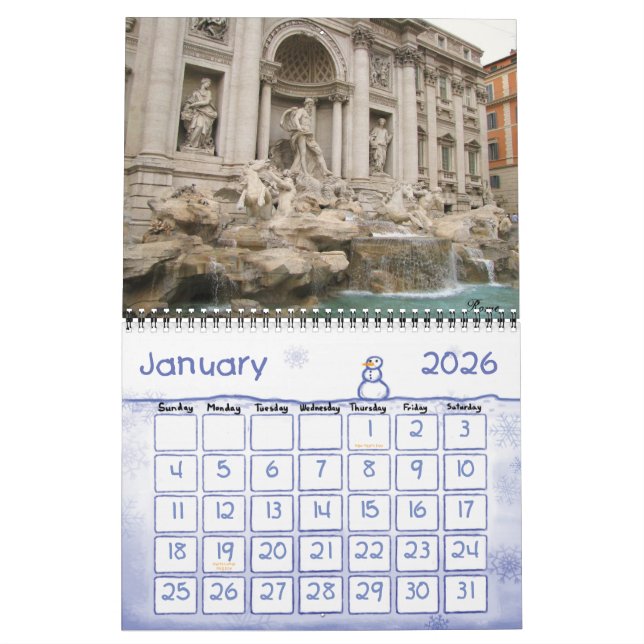Italy 2015 photography calendar (Jan 2026)