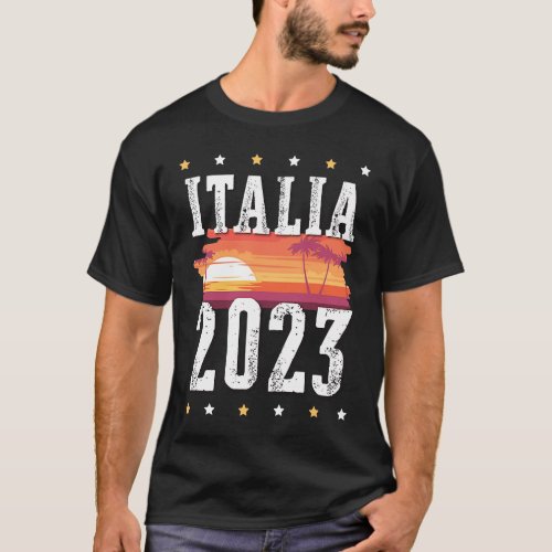 Italy 2023 Italia Vacation Travel Team T_Shirt