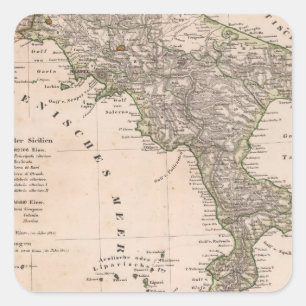 Italy 22 square sticker