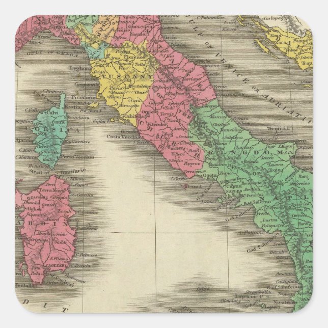 Italy 24 square sticker (Front)