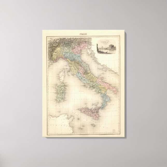 Italy 25 canvas print (Front)