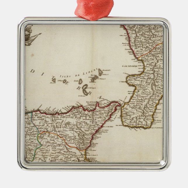 Italy 25 metal ornament (Front)