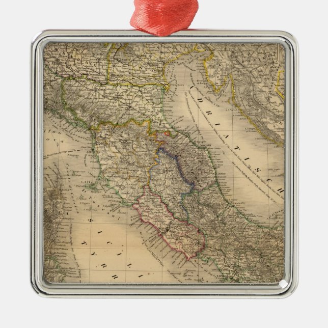 Italy 2 metal ornament (Front)